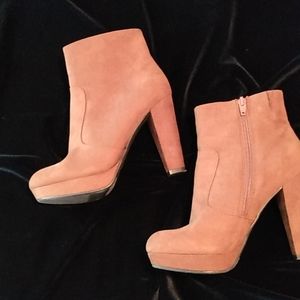 Mossimo faux suede ankle boots